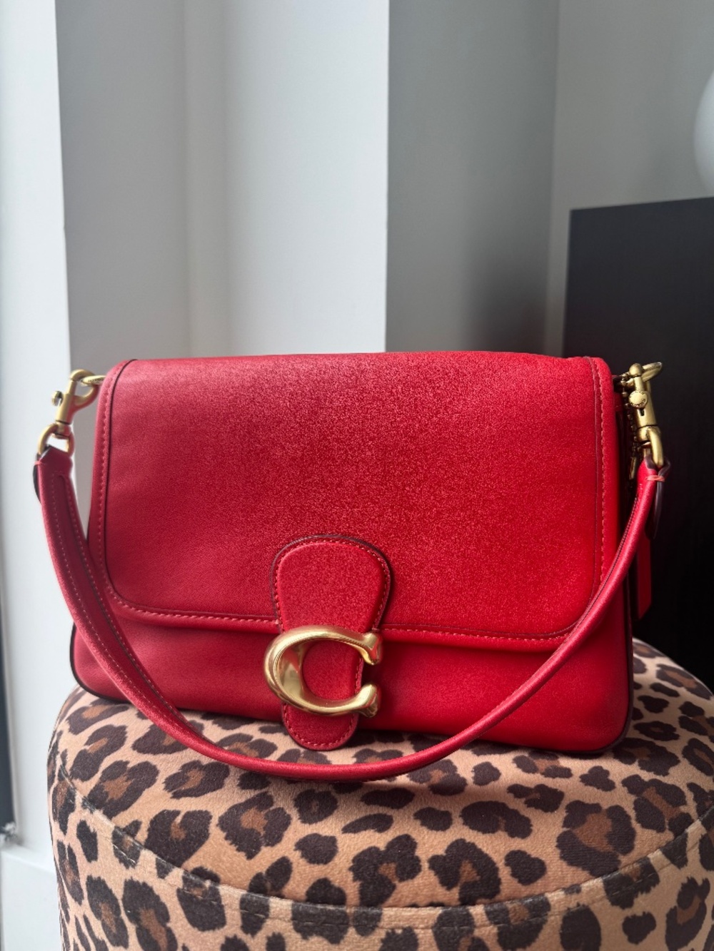 Coach Red Tabby Flap Bag